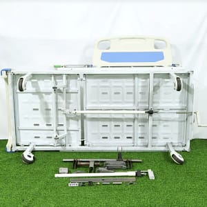 Manual Single crank hospital bed and metal parts